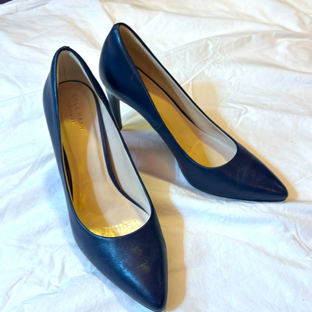 Cole Haan navy blue pumps size 8